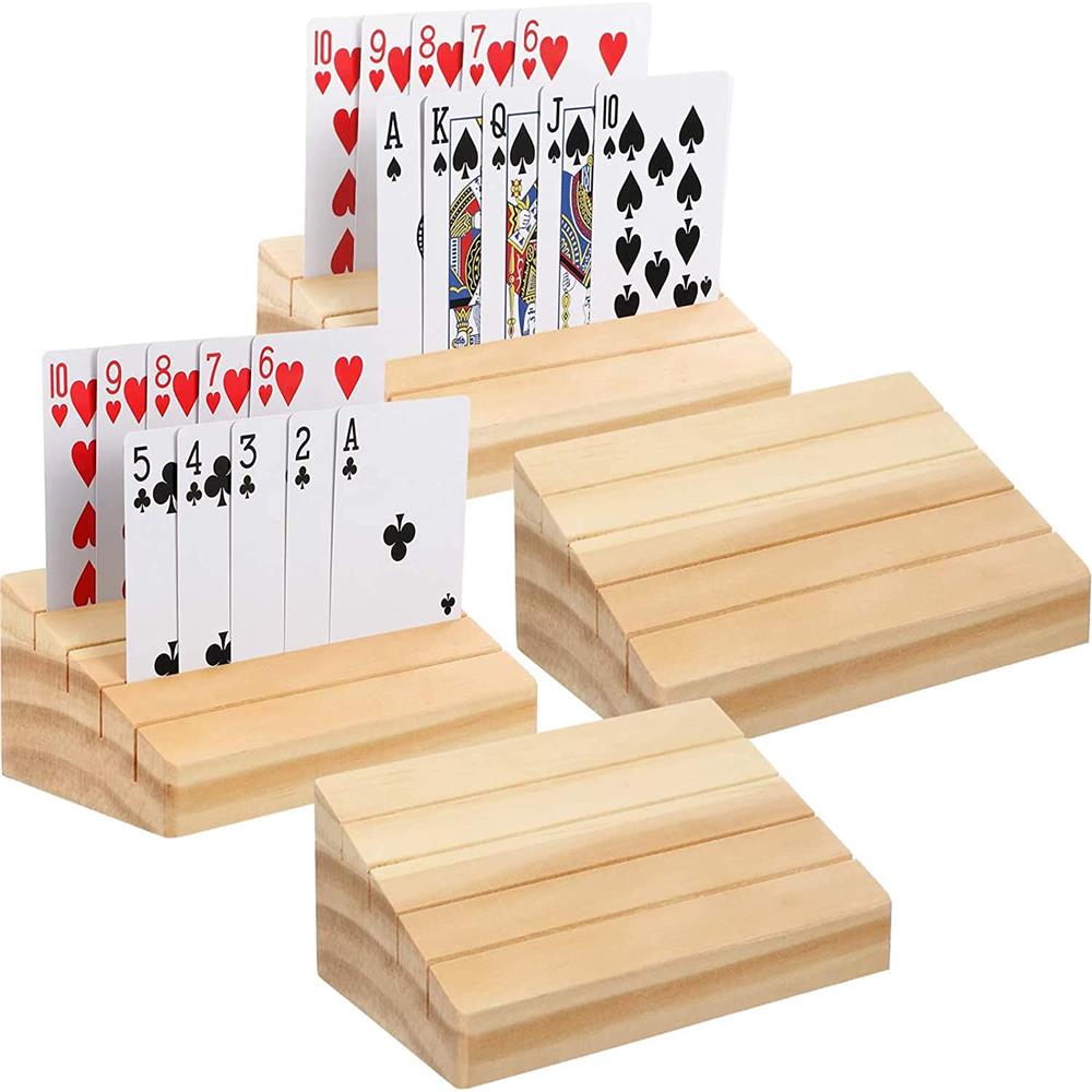 Hands-Free Wooden Playing Card - огляд і ціна Board Game Book
